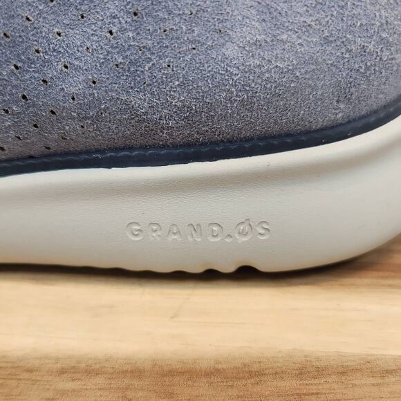 Cole Haan Men's Zerogrand 2 Laser Blue Suede Wingtip Oxford C29219 Size 9 M - Picture 13 of 14